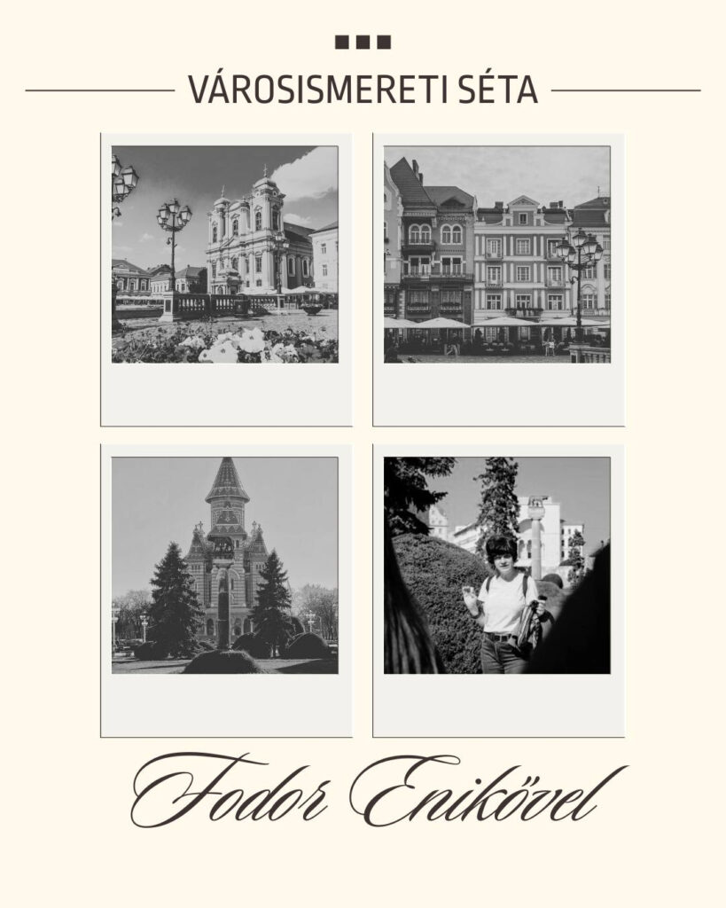 Városismereti séta Fodor Enikövel – „Így beszélnek ma hozzánk a kövek” Városismereti séta Fodor Enikövel – „Így beszélnek ma hozzánk a kövek”