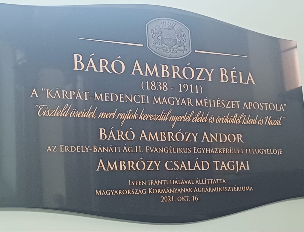 Megemlékező istentisztelet Báró Ambrózy Béla tiszteletére