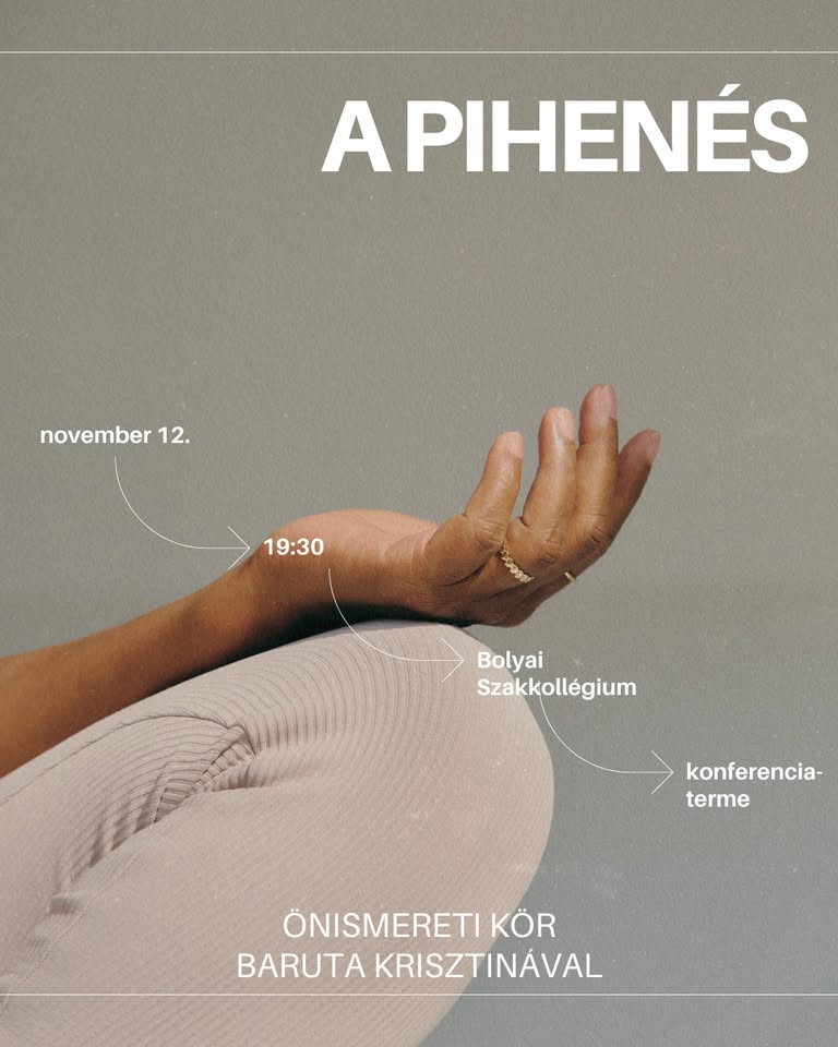 A PIHENÉS – Önismereti kör Baruta Kristinával