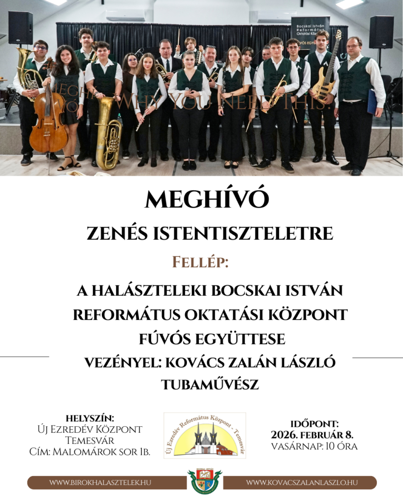 Meghívó zenés istentiszteletre