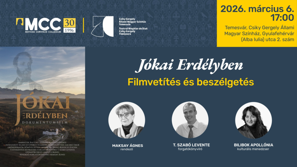 Filmvetítés és beszélgetés: Jókai Erdélyben
