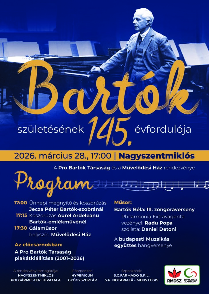 Bartók születésének 145. évfordulója