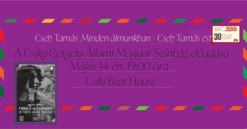 Minden álmunkban – Cseh Tamás est