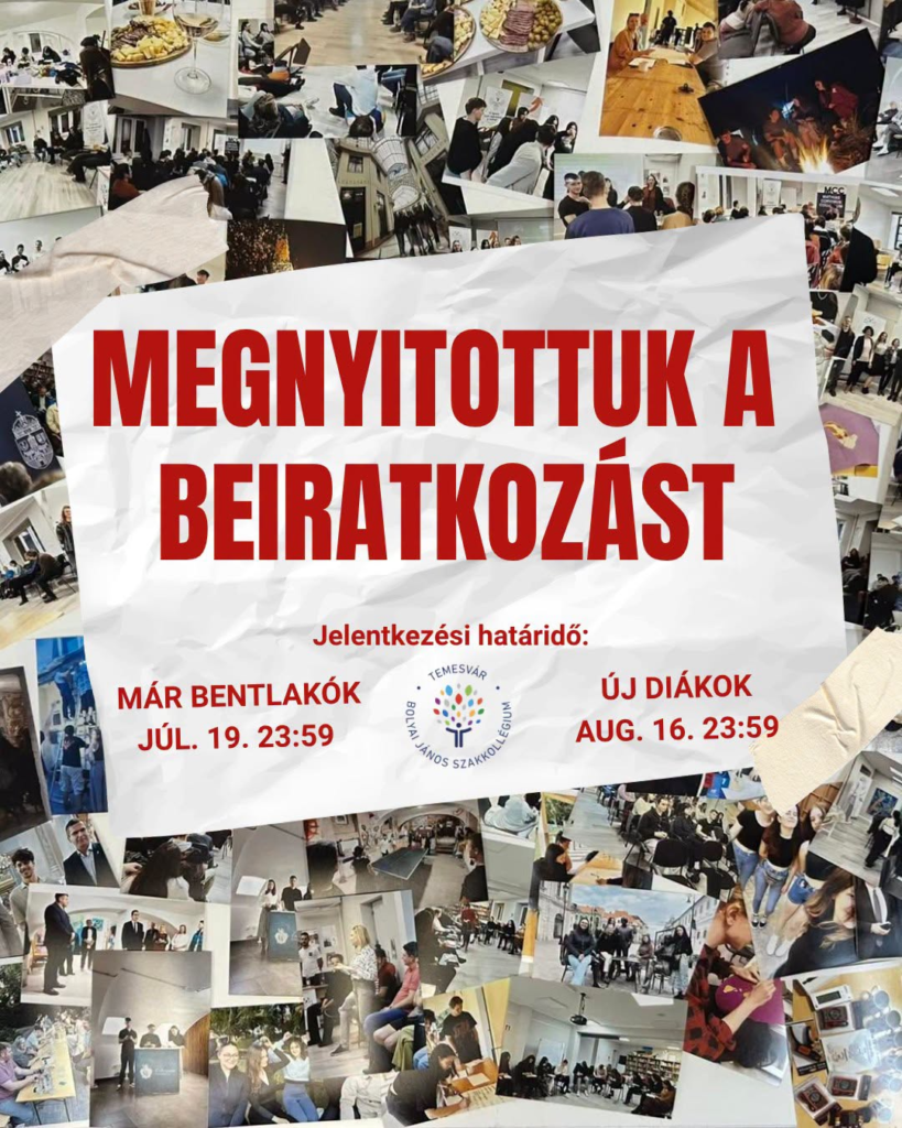 Megnyílt a jelentkezés a Bolyai János Szakkollégiumba