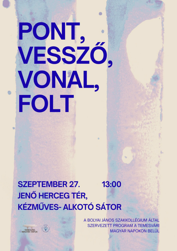 Rajzold meg, meséld el – pont, vessző, vonal, folt