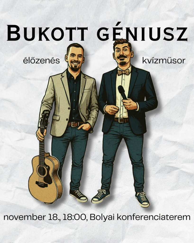 A bukott géniusz – élőzenés szórakoztató kvízműsor